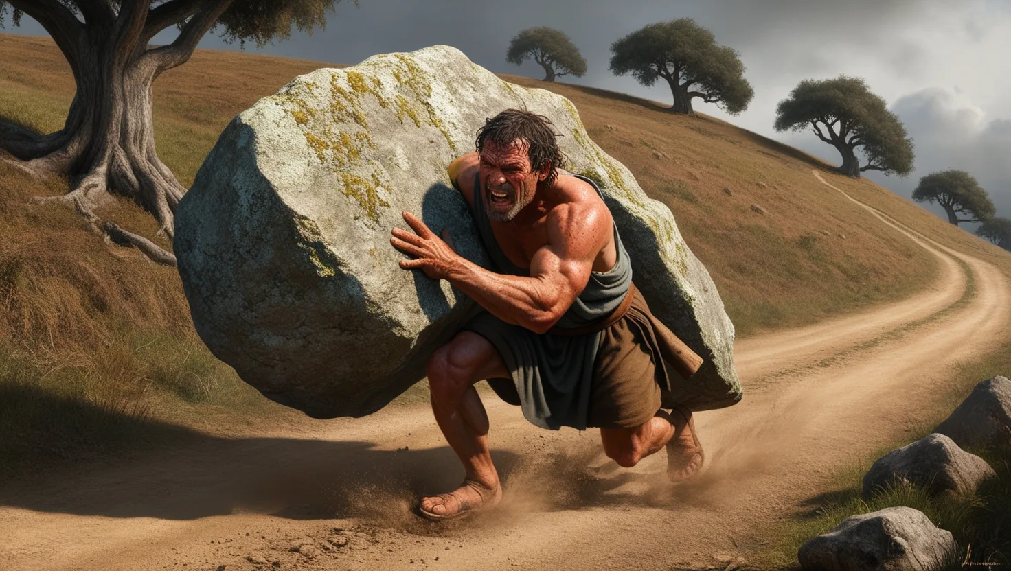 Tảng đá khổng lồ và người nông dân