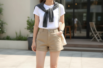 quần váy kaki basic dáng ngắn thời trang nữ trẻ trung